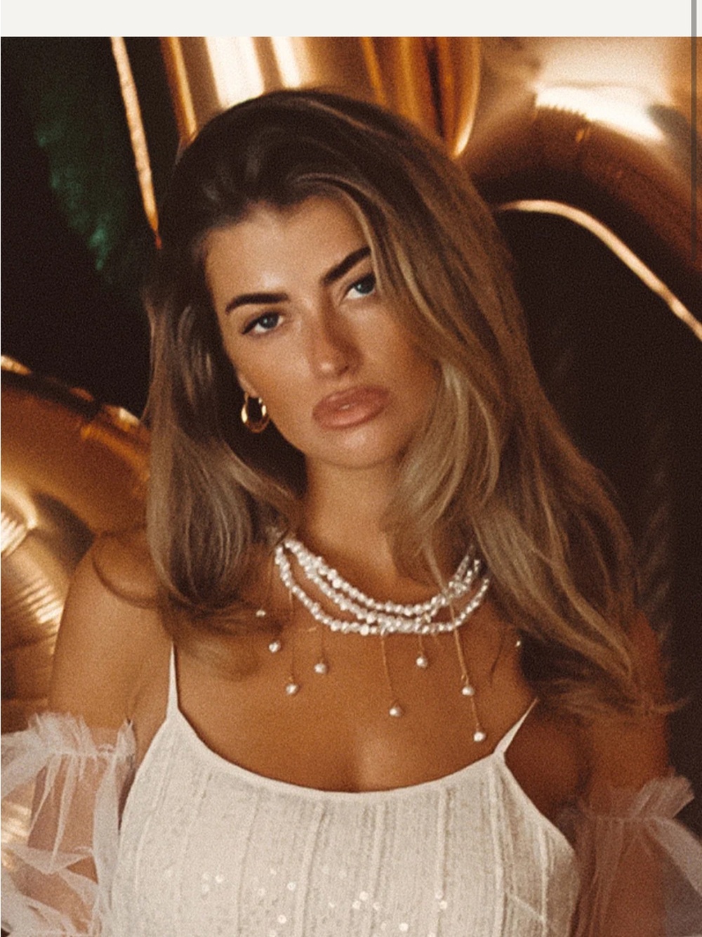 12th Tribe Layered Pearl Necklace - White